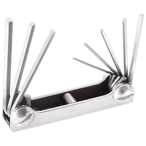 Set Di 8 Chiavi Esagonali Di Varie Misure Hex Key Set Tascabili Jf-2323